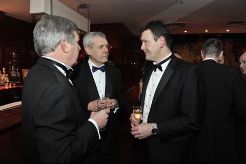 Guests chat at the VIP reception at the Oracle Retail Week Awards